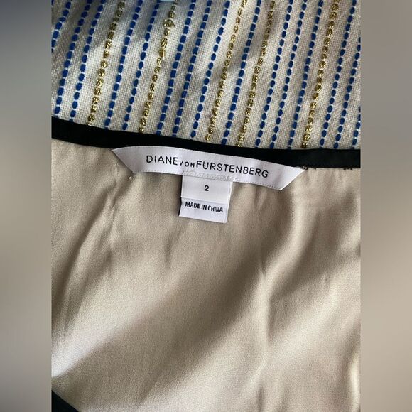 Diane von Furstenberg Womens Sz 2 Black Shany Romper Lace Shorts Pockets - Picture 5 of 14